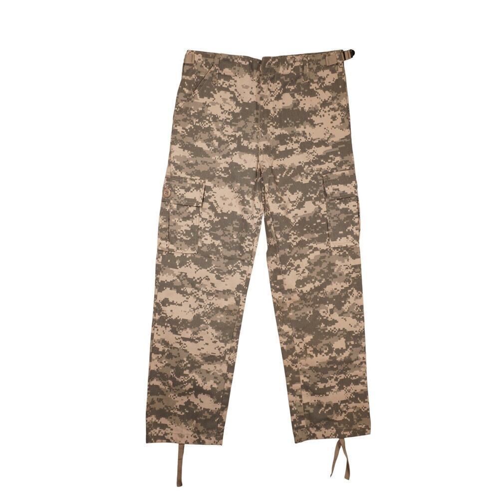 Vintage Military Digital Camo Cargo Pants Kids Medium